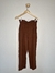 Calça Clochard Marrom 100% Algodão Shein - loja online