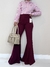 Calça Pantalona Vinho Morena Rosa TAM.38 CÓD.07 na internet