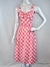 Vestido Midi Vintage Xadrez Rosa TAM.P Cod.05 - loja online