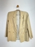 Blazer Alongado de Linho Bege cod.118 TAM.52