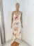 Vestido Midi Sleep Dress Vintage Bege Estampa Floral TAM.P/M CÓD.06 na internet