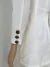 Blazer Branco Alongado com Botões Dourados TAM.P/36 CÓD.585 na internet