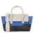 Bolsa Satchel M Azul Preto E Off