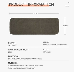 ABSORBENTE DE 4 CAPAS DE BAMBOO CHARCOAL HAPPY FLUTE - comprar online