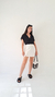 BLUSA PRETA TRANSPASSE FOREVER 21 - P - santoli bi