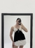 BLUSA B/W PLISSADA - P na internet