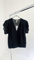 BLUSA PRETA TRANSPASSE FOREVER 21 - P - comprar online