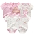 Bodysuits de manga curta algodão coelho - comprar online
