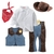 Roupas do bebê menino traje cowboy conjunto - loja online