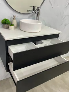 vanitory 60 cm. con mesada de silestone - comprar online