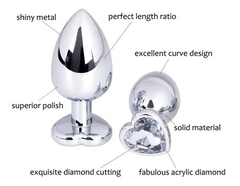 PLUG ANAL METALICO - Bliss Sex Shop