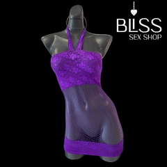 BODY SEXY DE RED CON ENCAJE