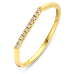 Anel Ouro 0,04ct ABTWO011