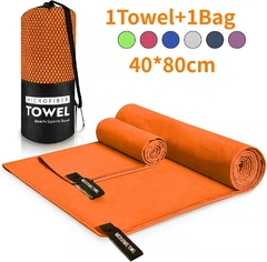 Toalla deportiva de microfibra, toalla de bolsillo de secado rápido, portátil, absorbente, ultraligera, para piscina, gimnasio, Fitness, Yoga, playa - tienda en línea