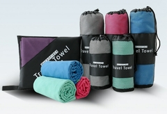 Toalla deportiva de microfibra, toalla de bolsillo de secado rápido, portátil, absorbente, ultraligera, para piscina, gimnasio, Fitness, Yoga, playa - tienda en línea