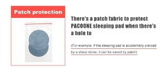 Imagen de Colchón inflable para acampar al aire libre, almohadilla para dormir con almohadas, alfombrilla de aire ultraligera, bomba de inflado para senderismo