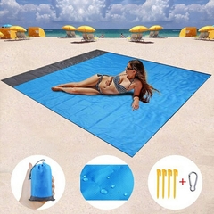 Esterilla de playa impermeable para pícnic, manta sin arena para acampar al aire libre, tienda de campaña, cubierta plegable, ropa de cama, 200x210cm