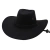 Chapéu Country QIU Preto Cowboy Unissex - Rei Look