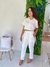 Conjunto Feminino Alfaiataria Cropped e Calça na internet