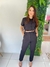 Conjunto Feminino Alfaiataria Cropped e Calça