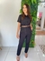 Conjunto Feminino Alfaiataria Cropped e Calça - comprar online