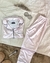 PIJAMA SATÉN ROSA - comprar online