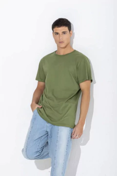 Remera Manki - Básica Verde Cactus - comprar online