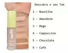 Corretivo Líquido Facial Cobertura Leve - Melu By Ruby Rose - Hair Cosméticos