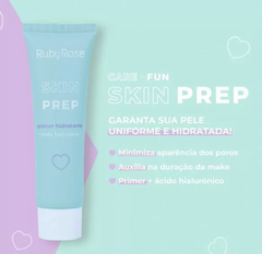 Skin Prep Primer Hidratante Com Ácido Hialurônico Ruby Rose Maquiagem