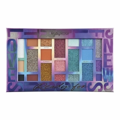 Paleta de Sombras e Glitter Ready For - HB 1059 - Ruby Rose