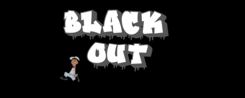 blackout - nikes