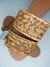 Rasteirinha Slide de courino transado Boho chic - comprar online