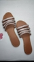 Rasteirinha Slide com stras prata