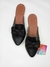 Mule laço preto com bico