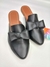 Mule laço preto com bico - comprar online
