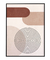 Quadro Decorativo Abstrato Geométrico Linhas Nude 2