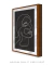 Quadro Decorativo Abstrato Rosco Linhas Contínuas na internet