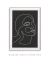 Quadro Decorativo Abstrato Rosco Linhas Contínuas - comprar online