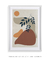 Quadro Decorativo Abstrato Terracota Formas Orgânicas - Quadros Incríveis