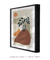Quadro Decorativo Abstrato Terracota Formas Orgânicas - loja online