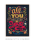 Quadro Decorativo All You Need Is Love - Beatles - Quadros Incríveis