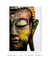 Quadro Decorativo Buda Colorido Fundo Branco - comprar online