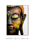Quadro Decorativo Buda Colorido Fundo Branco - Quadros Incríveis