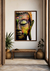 Quadro Decorativo Buda Colorido Fundo Branco - Quadros Incríveis