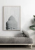 Quadro Decorativo Buda Fundo Cinza na internet