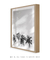 Quadro Decorativo Coqueiros Praia Preto e Branco