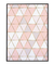 Quadro Decorativo Escandinavo Geométrico Rosa Triângulos