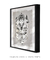Quadro Decorativo Ganesha fundo cinza - loja online