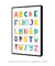 Imagem do Quadro Decorativo Infantil ABC Alfabeto Rosa