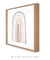 Quadro Decorativo Infantil Arco-Íris 2 Série Nude